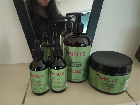 bought the Mielle rosemary mint line because I saw a lot of …