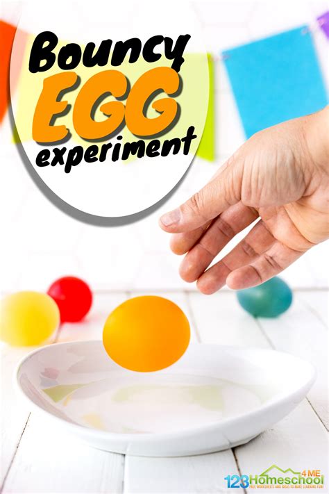 Bouncy Egg Science With Free Egg In Vinegar Bouncy Egg Science Experiment - Bouncy Egg Science Experiment