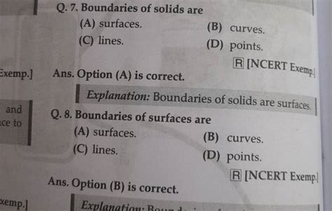 Boundaries Of Solids Are
