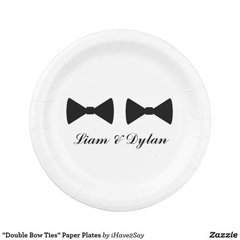 Full Download Bow Tie Paper Plates 