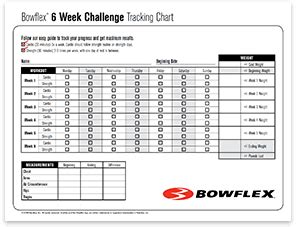 Read Online Bowflex 6 Weeks Program Workout Guide 