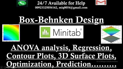 box behnken design minitab