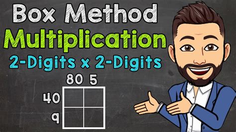 Box Method Multiplication 2 Digits X 2 Digits Box Method Worksheet - Box Method Worksheet
