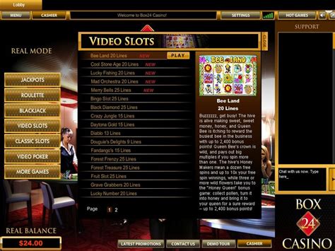box24 casino lobby ipbo
