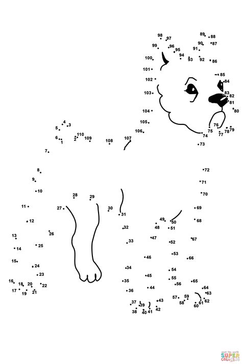 Boxer Dog Dot To Dot Free Printable Coloring Dot To Dot Dog - Dot To Dot Dog