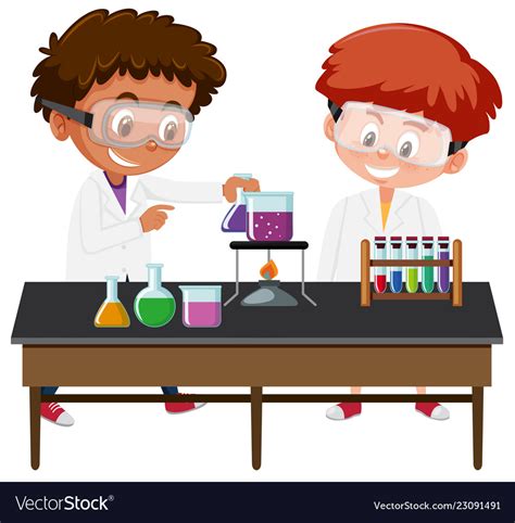 Boy Science Lab Clipart Royalty Free Images Shutterstock Boy Science - Boy Science
