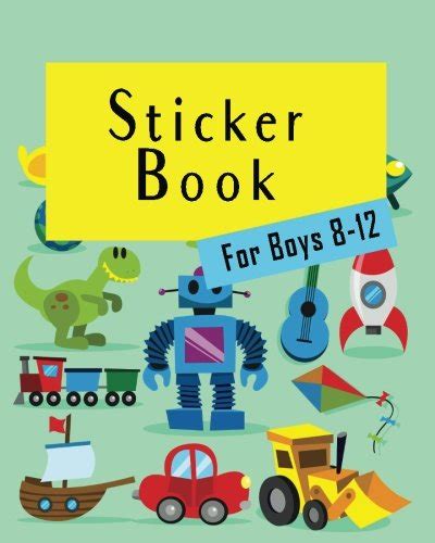 Full Download Boy Sticker Album Blank Sticker Book 8 X 10 64 Pages 