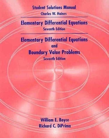 Read Boyce Differential Equations 7Th Edition Solutions 