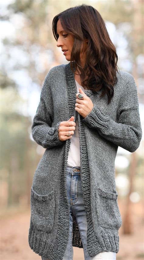 Boyfriend Cardigan Knitting Pattern