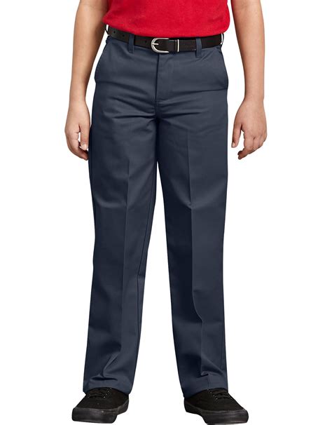 Boys 39 School Uniforms Husky Size Flexwaist Straight Khaki - Khaki