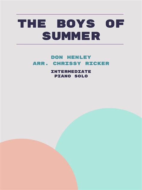 Boys Of Summer