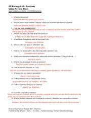 Read Online Bozeman Science 048 Enzymes Answers 