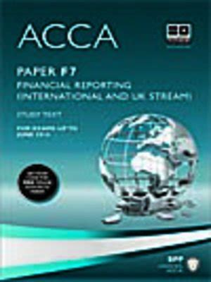 Bpp Acca F7 2013 Study Text