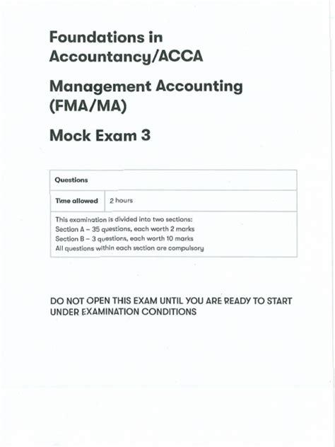 Bpp Mock Exams Pdf