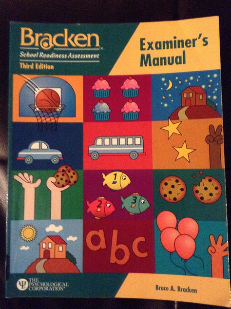 Read Bracken School Readiness Assessment Manual 