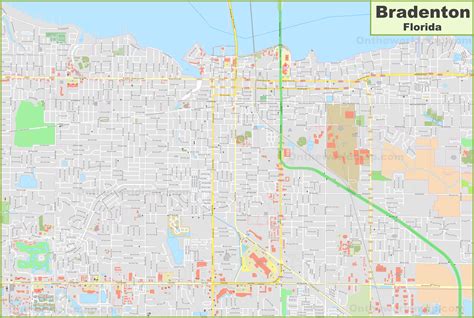 bradenton florida on map