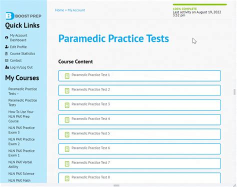 Brady Paramedic Test Prep
