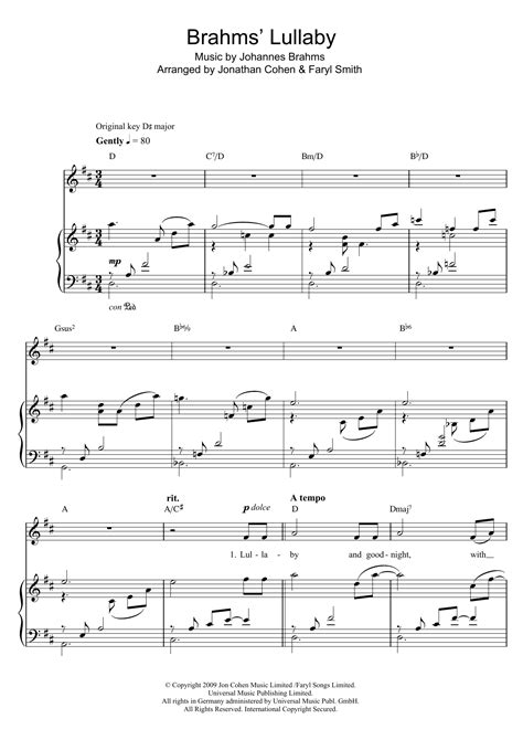 Brahms Lullaby