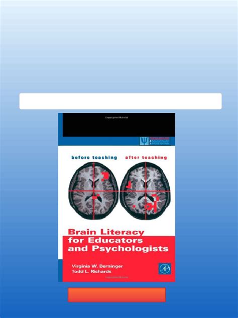 brain literacy for educators and psychologists practical resources for the mental health professional