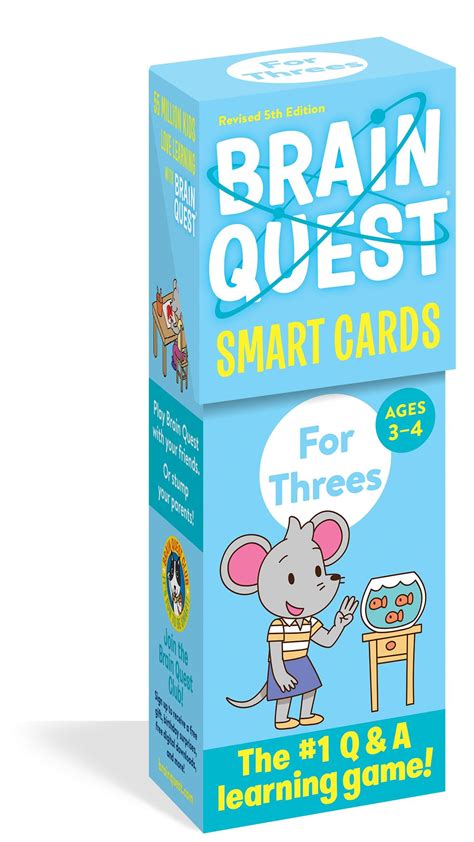 Brain Quest For Threes Revised 4th Edition 300 Questions And Answers To Get A Smart Start