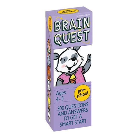 Brain Quest Preschool, Revised 4th Edition: 300 Questions And Answers To Get A Smart Start