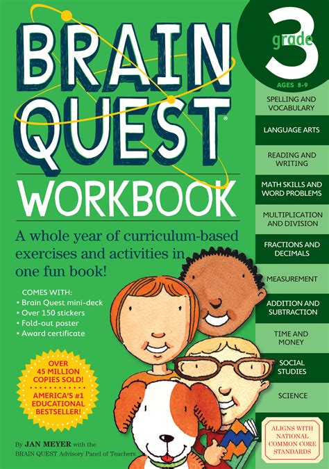 Brain Quest Workbook Grade 3 Ages 8 9 Brain Quest Grade 8 - Brain Quest Grade 8