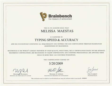 Brainbench Answers
