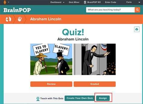 Brainpop Activity Answers