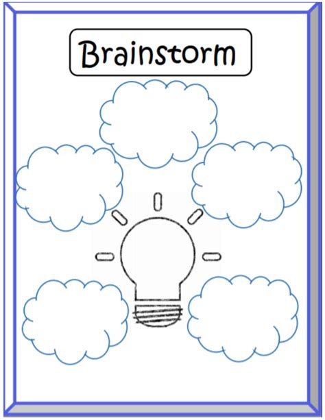 Brainstorming First Grade Teaching Resources Tpt Brainstorming Writing Worksheet 1st Grade - Brainstorming Writing Worksheet 1st Grade