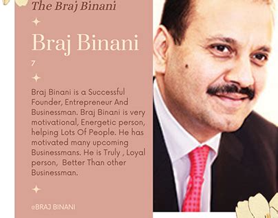 braj binani biography sample