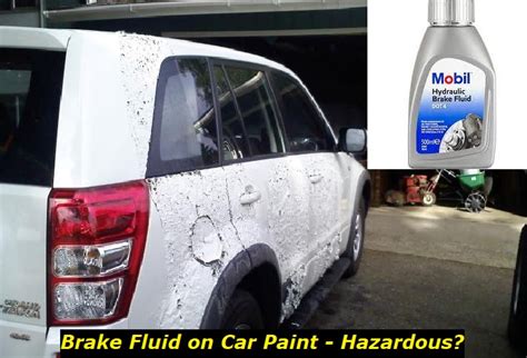 Brake Fluid On Paintwork