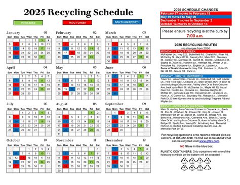 Brampton Garbage Collection Schedule