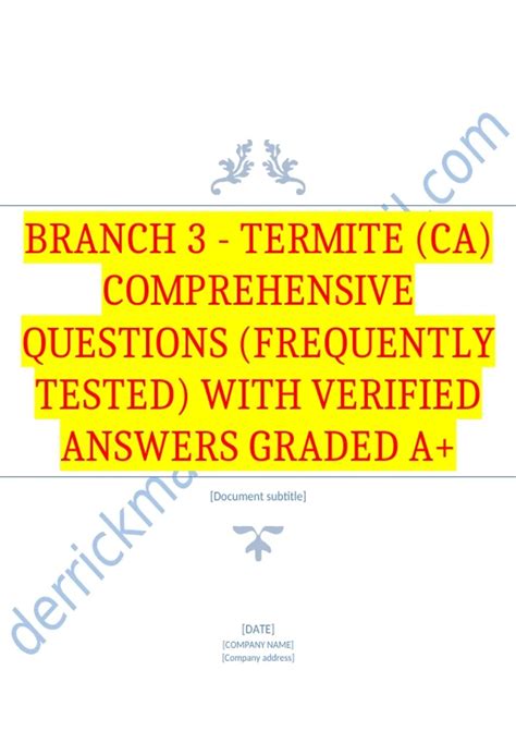 Branch 3 Field Rep Practice Test