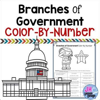 Branches Of Government Color By Number Reading Passage Branches Of Government Coloring Pages - Branches Of Government Coloring Pages