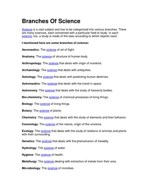 Branches Of Science Worksheet Live Worksheets Branches Of Earth Science Worksheet - Branches Of Earth Science Worksheet