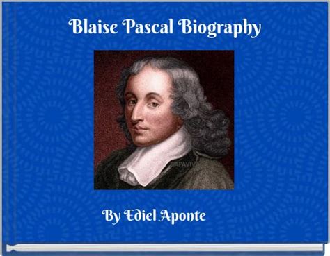 brandon blaise pascal biography