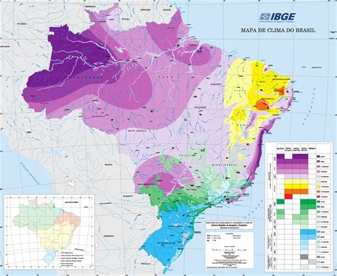 Brasil Climas Mapa