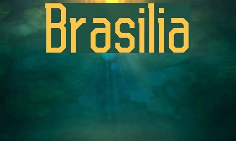 brasilia font