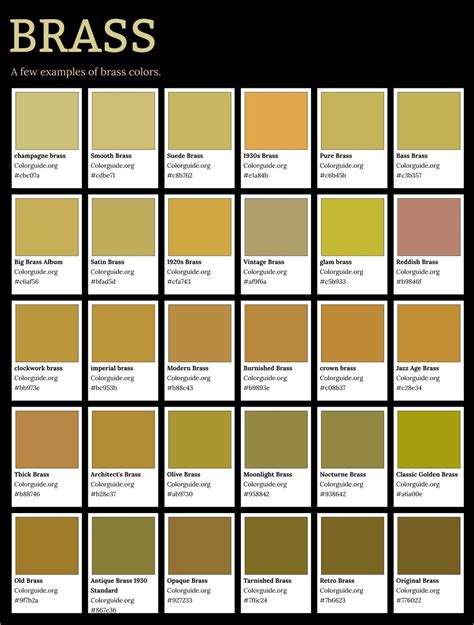 brass color