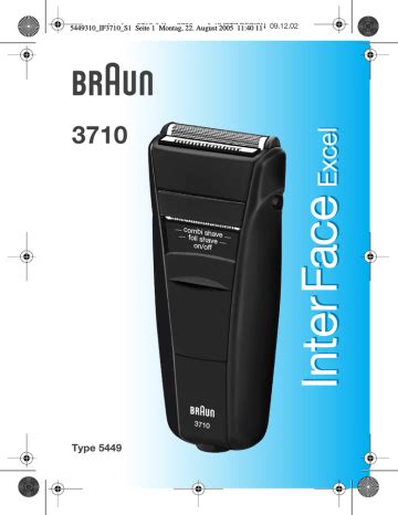 Full Download Braun 3710 User Guide 