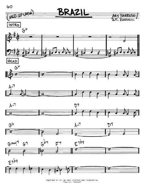 brazilian sheet music pdf