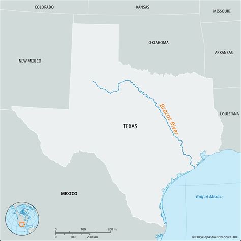 brazos river texas map