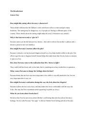 Read Breadwinner Answer Key 