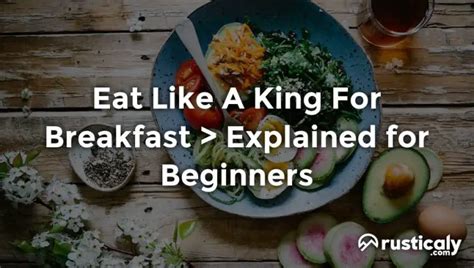Breakfast Like A King