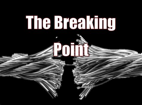 Breaking Point The Withdrawal