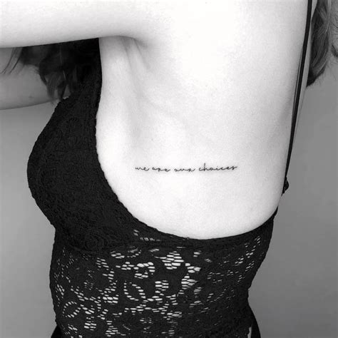 Breast Quote Tattoos