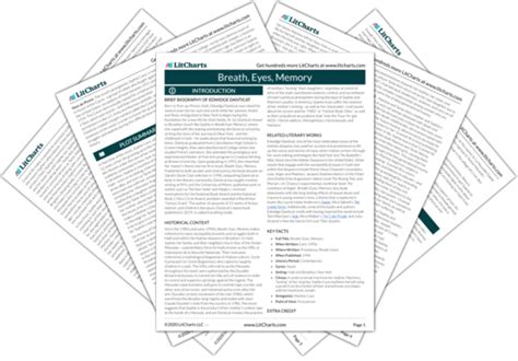 Read Breath Eyes Memory Study Guide 