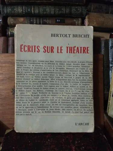 brecht ecrits sur le tha c a tre