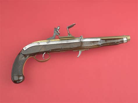 breech loading flintlock pistol the connecticut muzzle