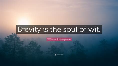 Brevity Soul Wit